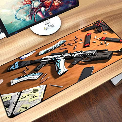 Mouse Pad,Writing Desk Pad Protector,Assembly Gun?Office Desk Mat,Laptop Desk Pad,Waterproof Desk Writing Pad for Work, Gaming,Office,Home,6003003mm