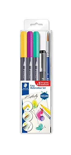 STAEDTLER Design Journey 3001STB5-3 easy watercolour set, butterfly