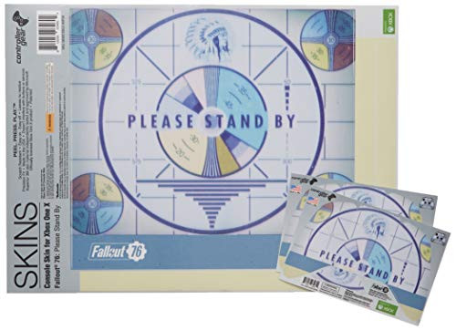 Controller Gear Officially Licensed Console Skin Bundle for Xbox One X - Fallout - Please Stand By