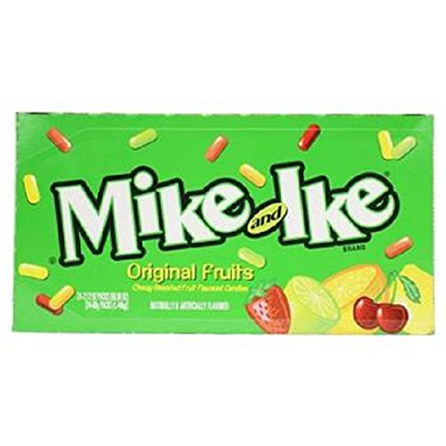 Mike and Ike, Original Fruits, Count 24 (1.8 oz) - Sugar Candy / Grab Varieties and Flavors Mike and Ike, Original Fruits, Count 24 (1.8 oz) - Sugar Candy / Grab Varieties and Flavors