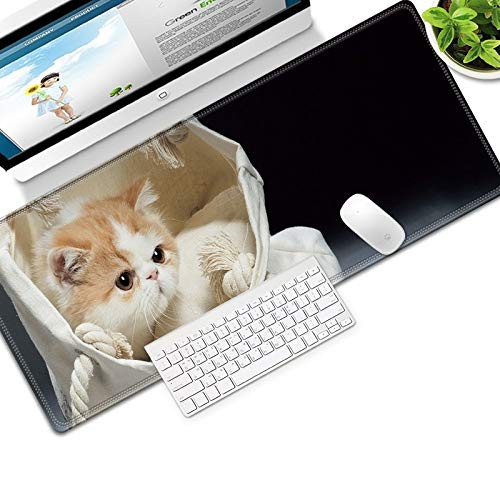 Large Gaming Mouse Pad, Mouse Mat,Desk Pad, Office Desk Mat, Gaming Mouse Mat, Laptop Desk Mat,Cat Eyes,Waterproof Desk Writing Pad for Office and Home,9004003mm