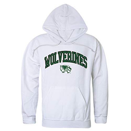 UVU Utah Valley Wolverines NCAA Campus Pullover Hoodie - Large, White