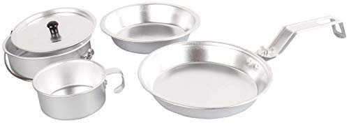 Coleman Camping Cookware | 5-Piece Aluminum Nesting Mess Kit