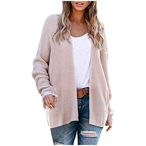 Quealent Cardigans Sweater for Women Open Womens Star Print Button Down Knit Open Front Cardigan Sweaters with Pockets