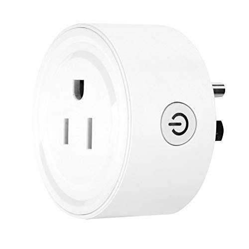 Wendry WiFi Smart Plug Mini Outlet, Mini Smart Wi-Fi Wireless Switch Remote Control Timer Outlet Voice Control for House