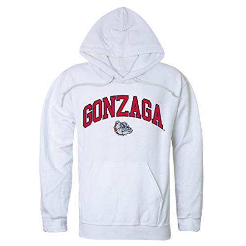 W Republic Apparel Gonzaga University Bulldogs Campus Hoodie Sweatshirt White XL