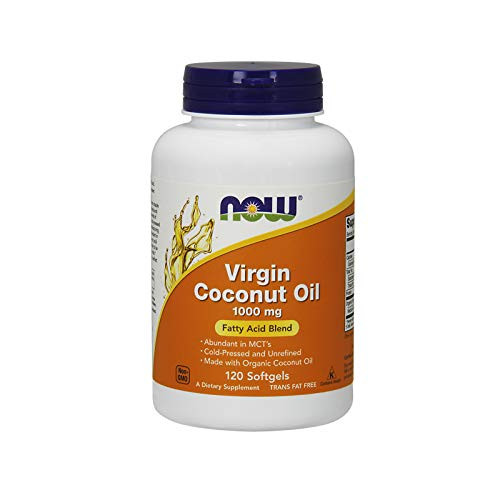 NOW Virgin Coconut Oil 1000 mg,120 Softgels NOW Virgin Coconut Oil 1000 mg,120 Softgels