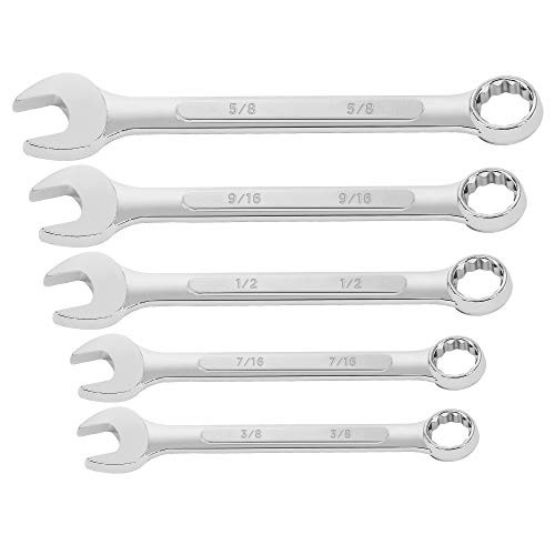 Tradespro 835135 SAE Combination Wrenches, 5-Piece