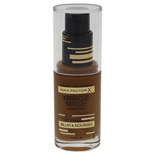 Max Factor Miracle Match Foundation, No. 95 Tawny, 1 Ounce