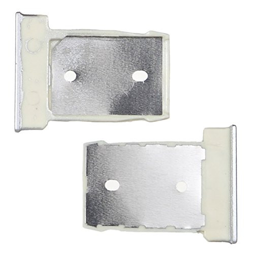 BisLinks Silver Nano Sim Card Tray plus SD Memory Card Tray Reader Holder for HTC One M9