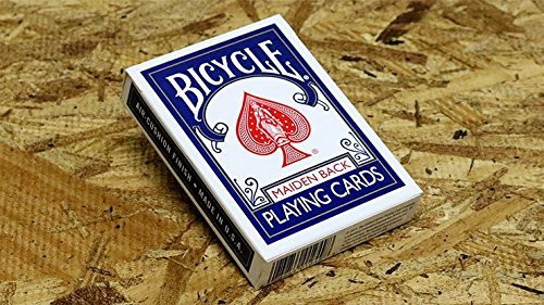 US Playing Cards Bicycle Maiden Back   Blue Co   Poker Deck   Collectable