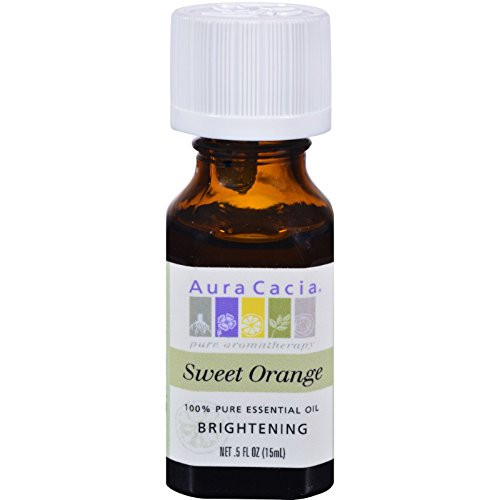 Aura Cacia 100percent Pure Essential Oil Brightening Orange Sweet (citrus Sinensis) - 0.5 Oz Aura Cacia 100percent Pure Essential Oil Brightening Orange Sweet (citrus Sinensis) - 0.5 Oz