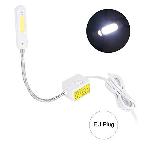 Sewing Machine Light, LED Work Light Dimmable, Eye-caring, Sewing Machine Lamp, Flexible Gooseneck Arm Work Lamp with Magnetic Base for Workbench Lathe Drill Press(Touch)