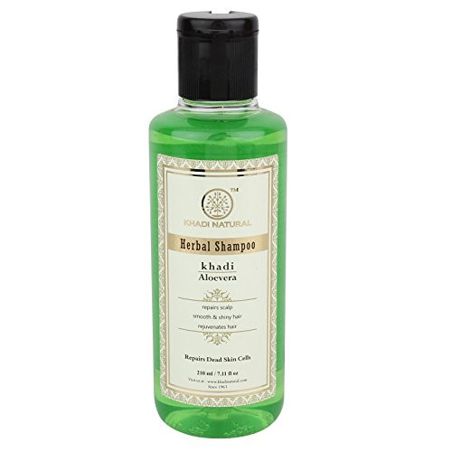 Khadi Herbal Aloevera Shampoo to Prevent Dandruff and Promote Hair Growth SLS and Paraben Free (210 ml / 7.1 fl oz) Khadi Herbal Aloevera Shampoo to Prevent Dandruff and Promote Hair Growth SLS and Paraben Free (210 ml / 7.1 fl oz)