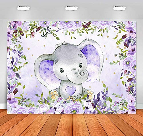 Sensfun Purple Floral Elephant Baby Shower Backdrop Girl Elephant Baby Shower Decorations Lavender It's A Girl Little Peanut Baby Shower Banner Elephant Birthday Party Supplies Photo Background 5x3ft Sensfun Purple Floral Elephant Baby Shower Backdrop Girl Elephant Baby Shower Decorations Lavender It's A Girl Little Peanut Baby Shower Banner Elephant Birthday Party Supplies Photo Background 5x3ft