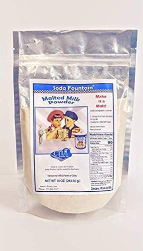 Soda Fountain Malted Milk Powder 10 Ounce Bag (.63 lb.) - Great Gift for Foodies