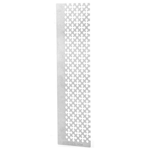 ?2021 New Year's Special?Painting Fix Ruler with Ruler Pieces Mesh Ruler Painting Ruler Blank Grids for Painting Fix Stainless Steel Ruler