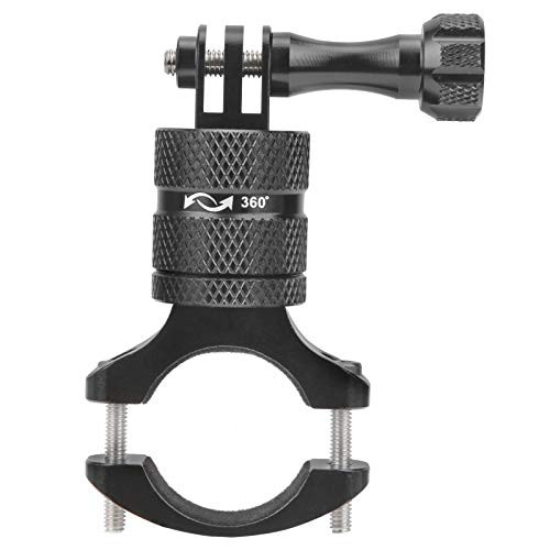 Aluminium Bike Handlebar Mount, 360 Degree Rotation Bicycle Handlebar Mount Camera Holder, Motorcycle Mounts Seatpost Mount, for Action Camera(Black) Aluminium Bike Handlebar Mount, 360 Degree Rotation Bicycle Handlebar Mount Camera Holder, Motorcycle Mounts Seatpost Mount, for Action Camera(Black)