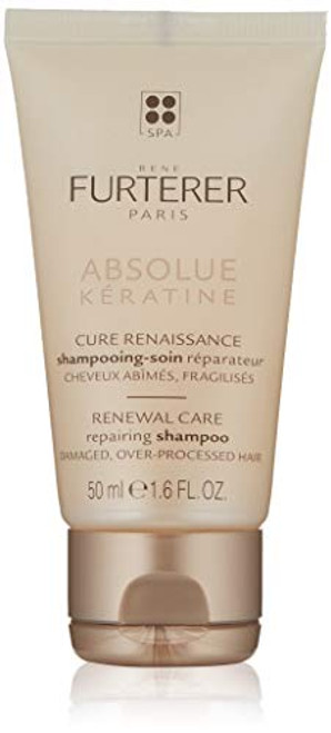 Rene Furterer ABSOLUE KÉRATINE repairing shampoo for damaged, over-processed hair, Travel Size 1.6 Fl oz.