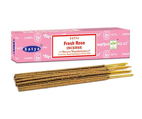 Nag Champa Authentic SATYA SAI Baba Incense Sticks (Fresh Rose)