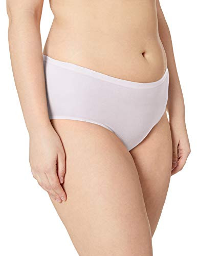 Ahh By Rhonda Shear Women's Plus Size Seamless Lightweight Brief, Light Lavender, 3X
