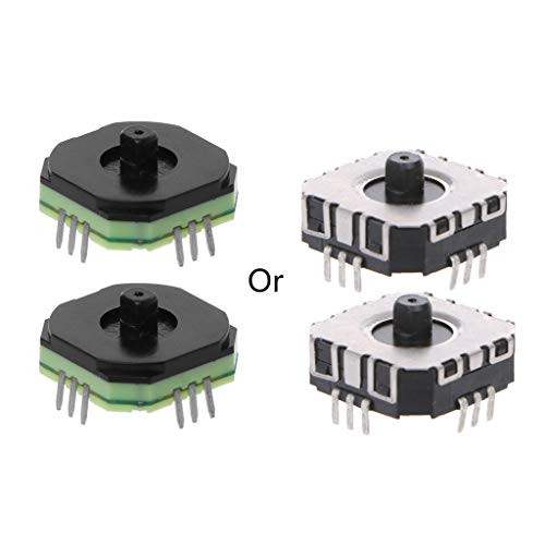 HOWWOH 2 Pieces 3D Analog Joystick Thumb Arcade Stick for PSP Joystick Potentiometer Switch Console Controller Repair