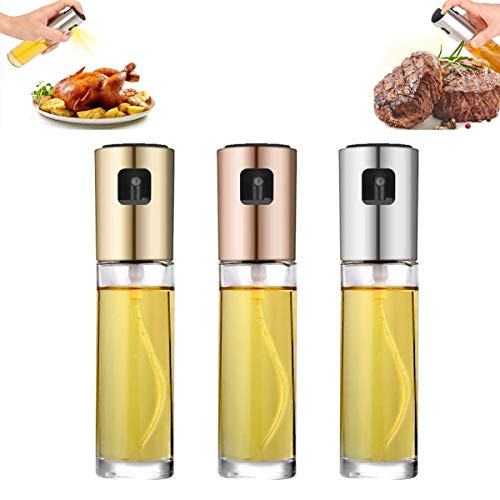 Oil Sprayer for Cooking, Olive Oil Spray Sprayer Mister, Oil Dispenser Glass Bottle for Kitchen Baking, Salad, BBQ, Roasting, Grilling, 100ml Oil Sprayer for Cooking, Olive Oil Spray Sprayer Mister, Oil Dispenser Glass Bottle for Kitchen Baking, Salad, BBQ, Roasting, Grilling, 100ml