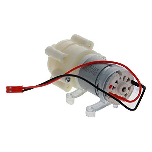 Fielect 5-12V Self Priming Diaphragm Pump Motor Shock Absorption Water Pumps DC Diaphragm Pump R385 with JST Wire