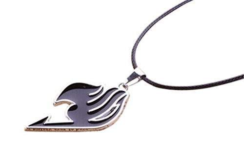 yuemin Fairy Tail Natsu Dragneel Guild Symbol Copper Metal Pendant Necklace (Black)