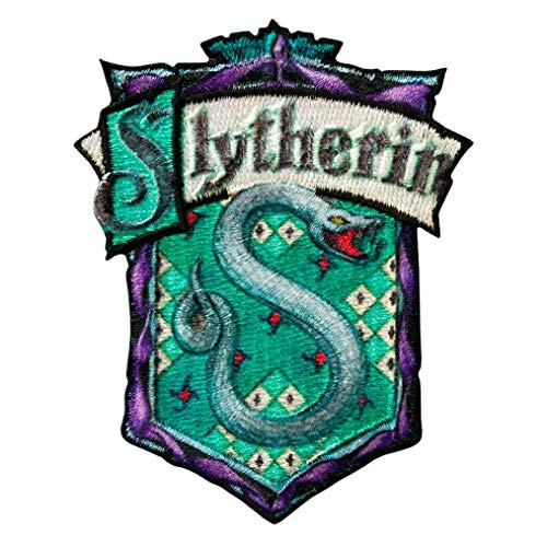 Harry Potter Slytherin - Thermoadhesive Patch to Repair or Decorate Clothes 18066 2.36 x 2.95 inches