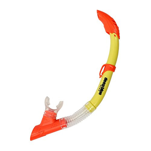 Deep Blue Gear Kids Playa Semi-Dry Snorkel, Junior, Yellow/Orange