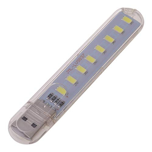 FEIlei Led Lamps, Mini Portable Bright 8 LED Light USB Lamp for PC Desktop Notebook Laptop Reading