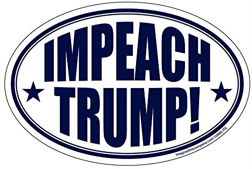 Imagine This S2865 Car Magnet (Impeach Trump Oval)