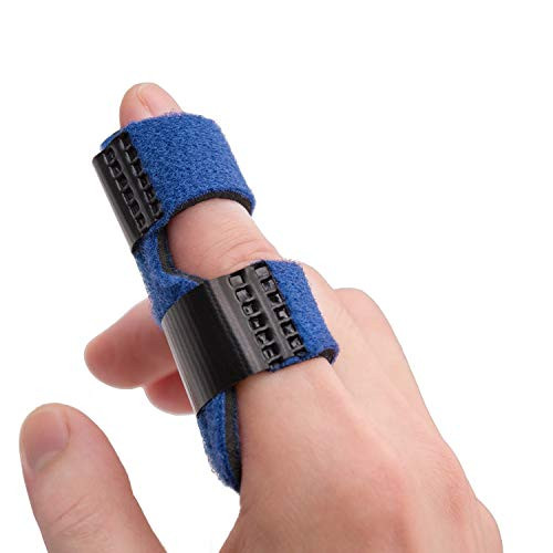 Sumifun Trigger Finger Splints, Index Finger Brace for Pointer Finger, Middle Finger, Ring Finger, Finger Knuckle Immobilization for Pain Relief, Sport Injuries, Basketball
