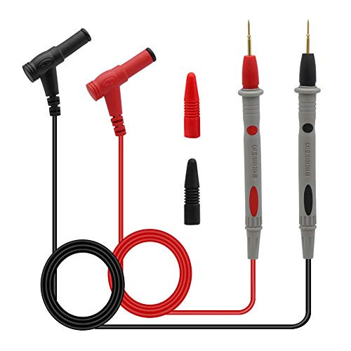 Efanr Gold-plated Copper Needle Table Pen Probe Test Leads Pin Universal Digital Multimeter Multi Meter Tester Lead Probe Wire Pen Cable 20A