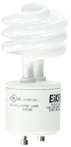 Eiko SP13/27-GU24 13W 2700K Base Spiral Halogen Bulbs