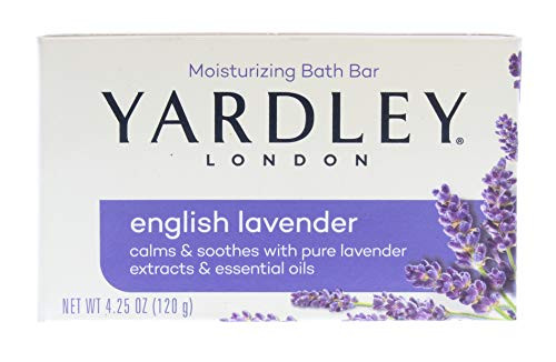 Yardley London Moisturizing Bar English Lavender with Essential Oils 4.25 oz