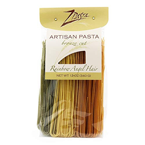 ZPasta Rainbow Angel Hair - Bronze Cut Artisan Pasta 12 oz ZPasta Rainbow Angel Hair - Bronze Cut Artisan Pasta 12 oz