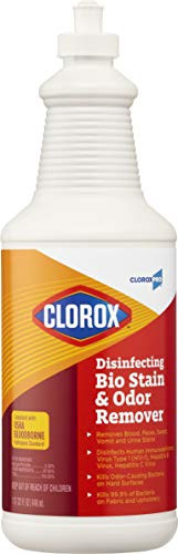 CloroxPro Disinfecting Bio Stain  and  Odor Remover, Pull Top, 32 Ounces (31911) Package May Vary