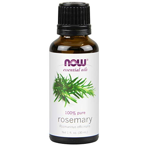 NOW Essential Oils, Rosemary Oil, Purifying Aromatherapy Scent, Steam Distilled, 100percent Pure, Vegan, Child Resistant Cap, 1-Ounce