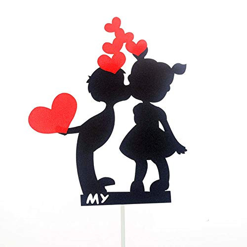 SDFG Cupcake Topper Wedding Cake Topper Kiss Cake Decor Wedding Cake Picks Handmade Romantic for Valentine's Day Wedding Anniversary SDFG Cupcake Topper Wedding Cake Topper Kiss Cake Decor Wedding Cake Picks Handmade Romantic for Valentine's Day Wedding Anniversary