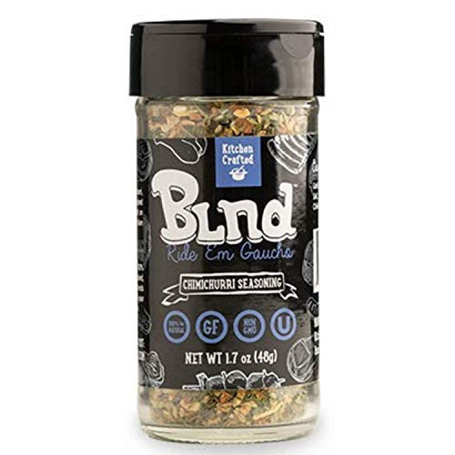 Kitchen Crafted Chimichurri Seasoning Blend  1.7 Oz Gluten Free Gourmet Herbs and Spices Perfect for Steaks, Chickens, Burgers  and  Pizza, Ride Em Gaucho Chimichurri Spice Blend ( Pack of 1)