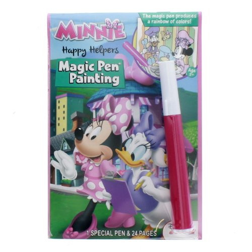 Lee Publications Disney Minnie Mouse Happy Helpers Magic Pen Painting Book