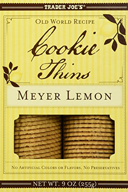 Trader Joe's Meyer Lemon Cookie Thins 9oz(255g) Trader Joe's Meyer Lemon Cookie Thins 9oz(255g)