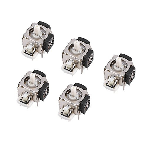 fosa 5 Pcs Xbox 360 Analog Stick 3D Joystick/Thumbstick Sensor Rocker Axis Module Replacement for Xbox 360 Wireless Controller Gamepad Replacement