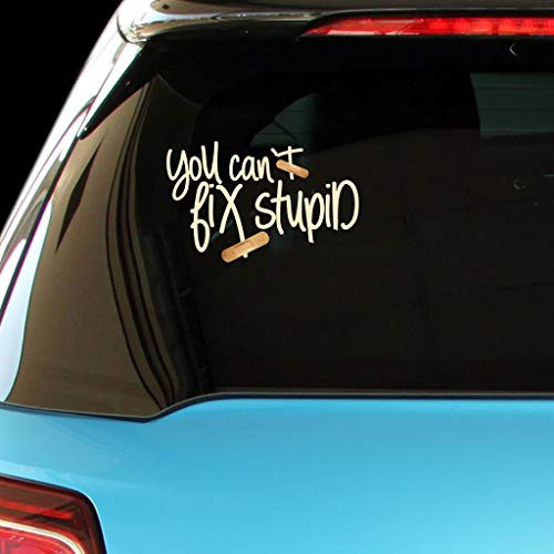 PressFans - You CANT FIX Stupid Car Laptop Wall Sticker