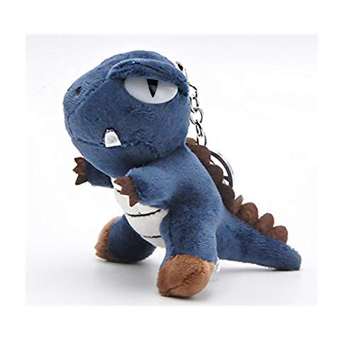 10cm Height Plush Keychains Mini Dinosaur Keychain, Pendant Stuffed Toy Key Ring Animal Pendant Ornament for Backpack Handbag (Royal Blue)