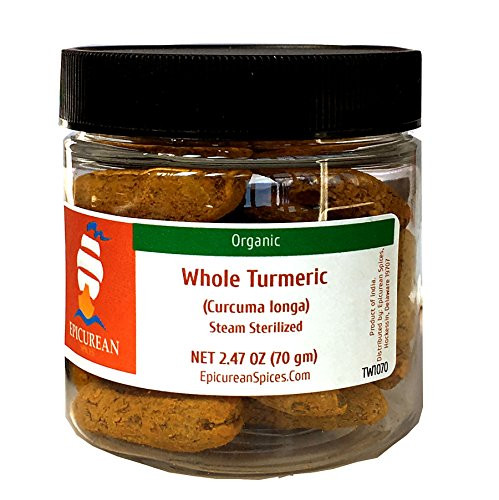 Epicurean Spices Organic Turmeric, Whole, 2.47 Oz