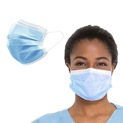 PARASOL 3-ply Disposable Medical Face Mask, Lightweight Dust Protection, Adult- 50 Count/ Pack