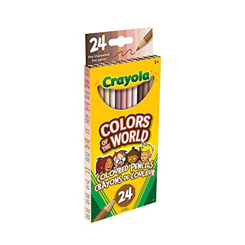 Crayola Colors of The World Skin Tone Pencils, 24CT
